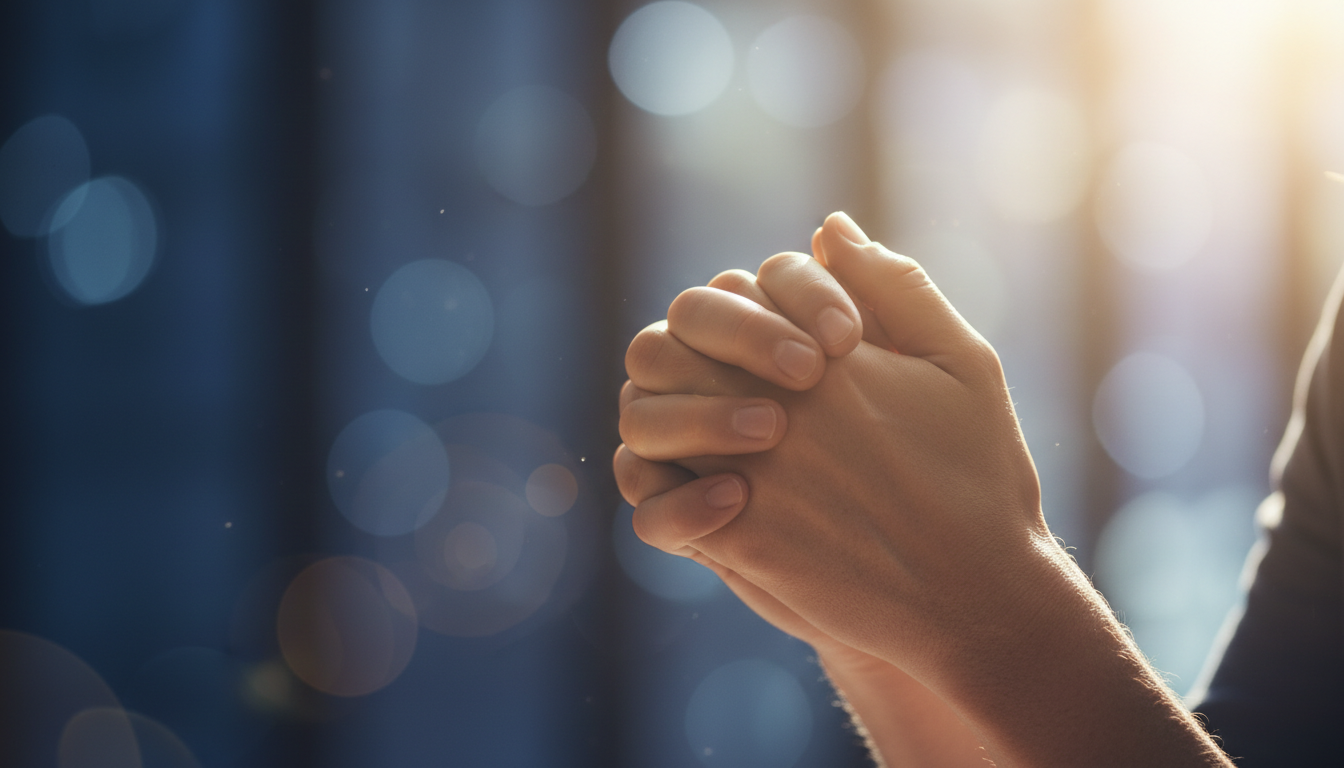 Hands giving a coin offering